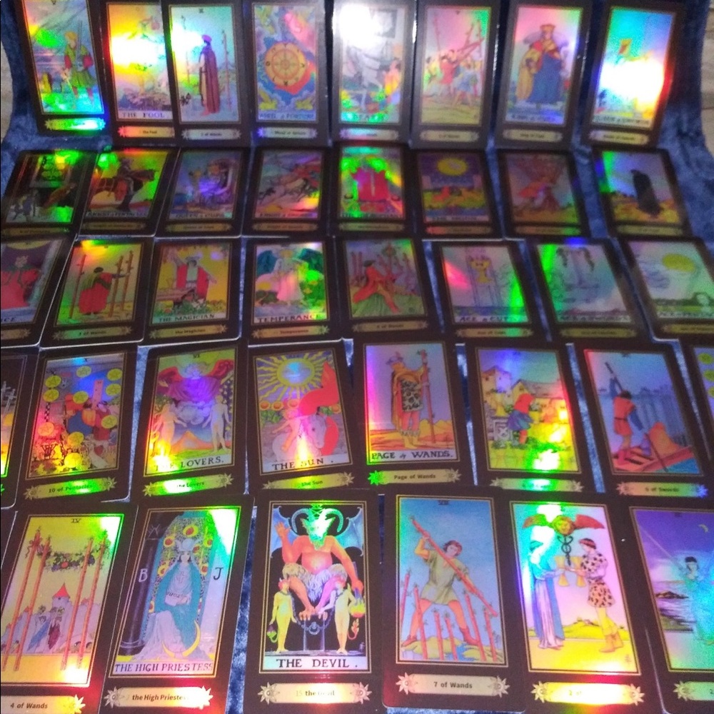 Tarot holographic deck Cards for Beginner Deck New - Picture 5 of 7